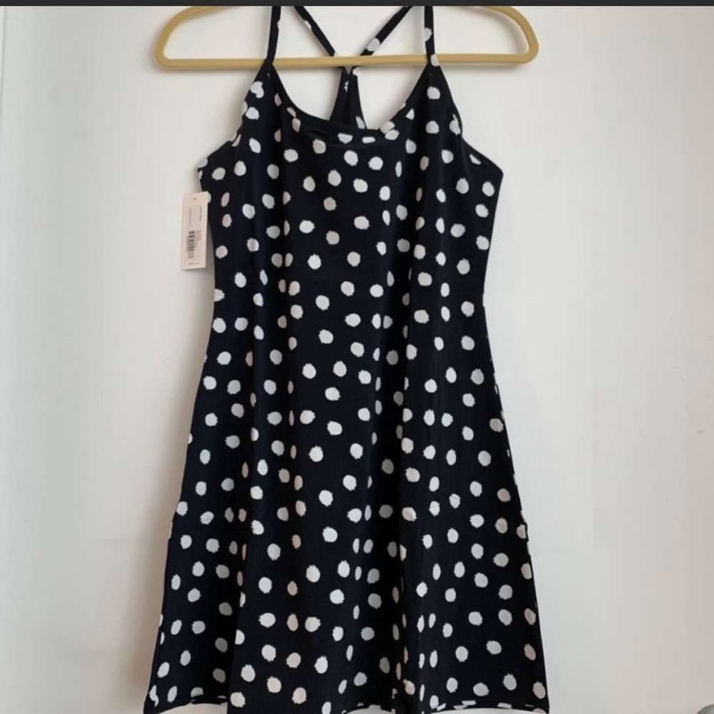 NWT outdoor voices polka dot excersize dress